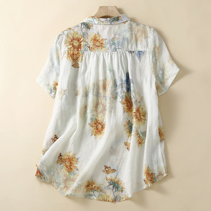 Linen Printed Shirt