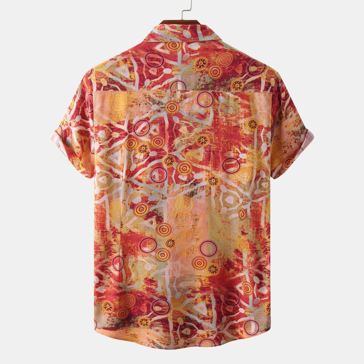 Floral Casual Men's Short Sleeve Shirt