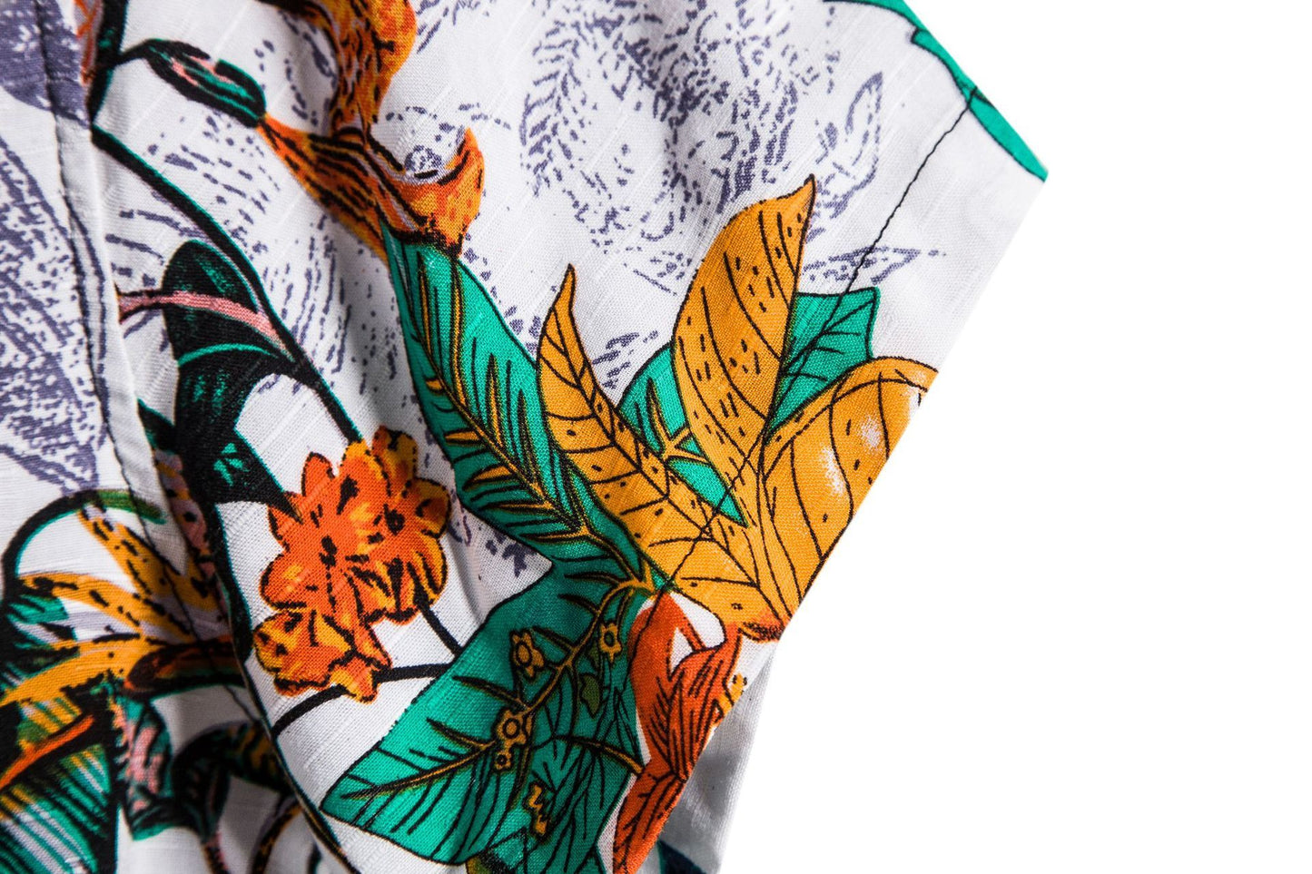 Plus-Size Floral Shirt