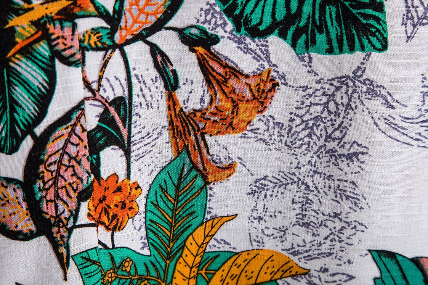 Plus-Size Floral Shirt