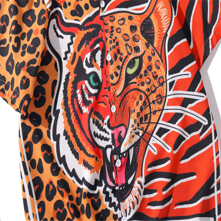 Printed short sleeve shirt