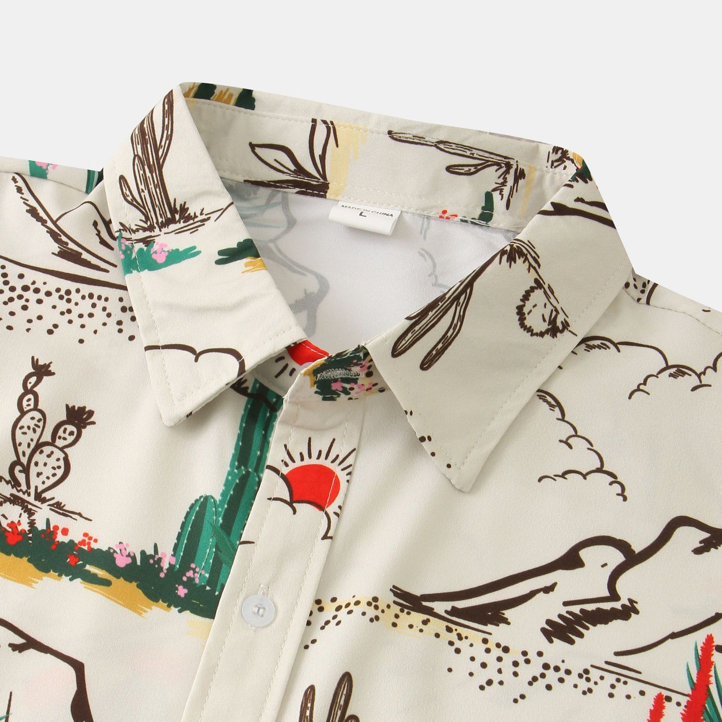 Fashion Casual Shirt Short Sleeve
