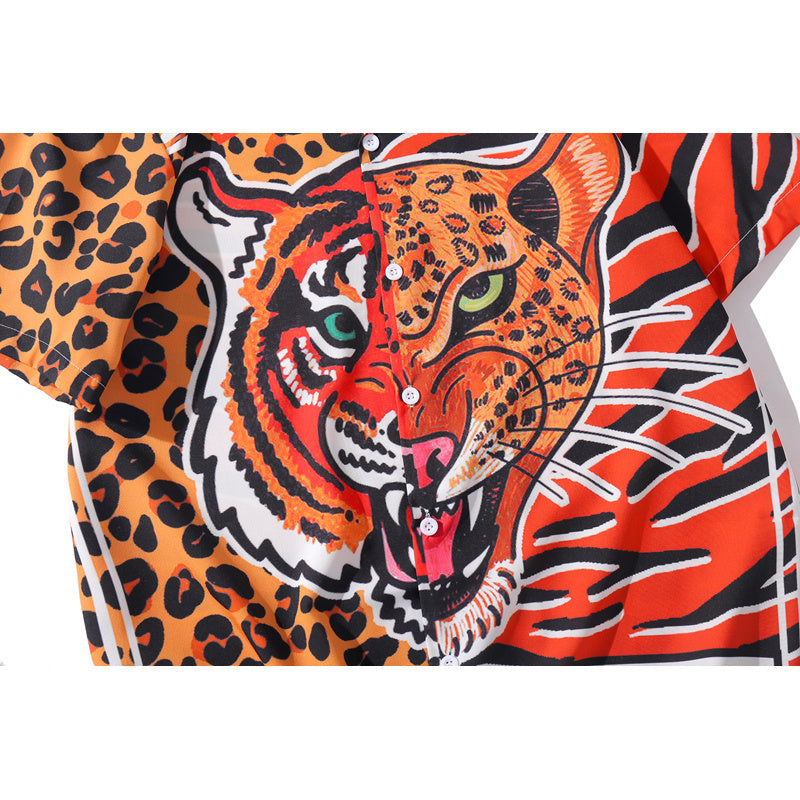 Printed short sleeve shirt