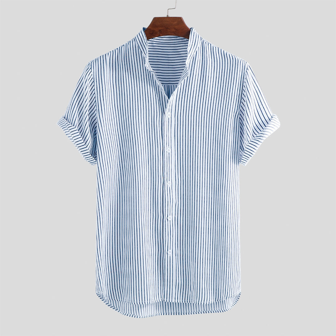 Slim Stand-up Collar Shirt