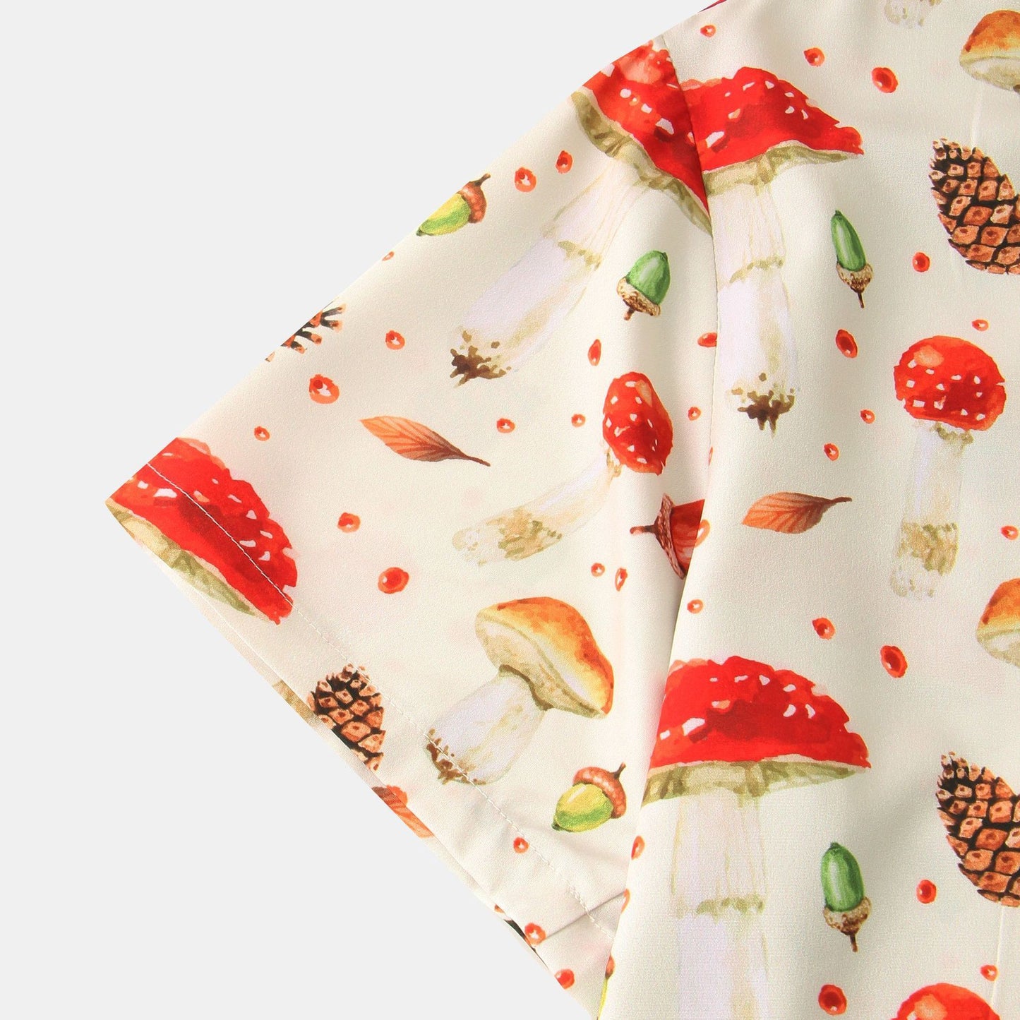 Loose Floral Print Casual Short Sleeve Cardigan Shirt
