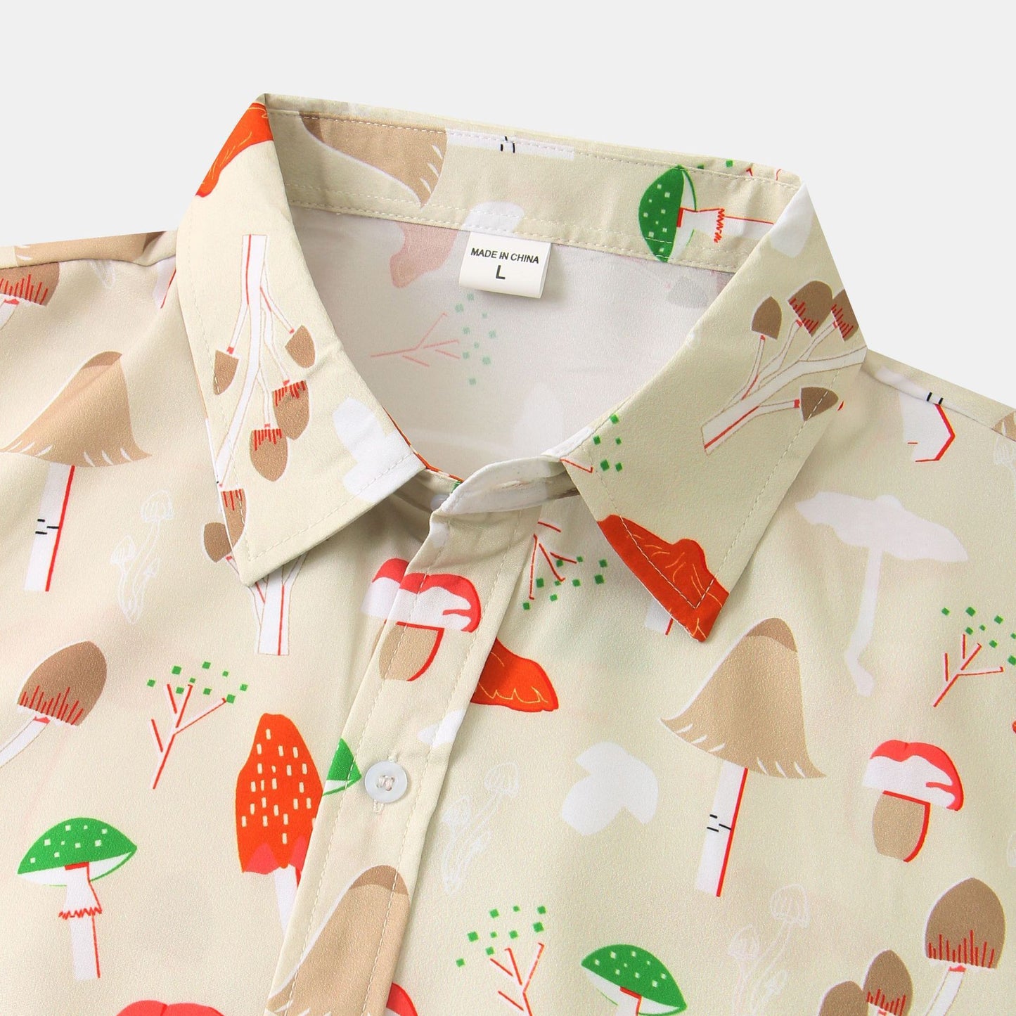 Men's Casual Short Sleeve Printed Shirt