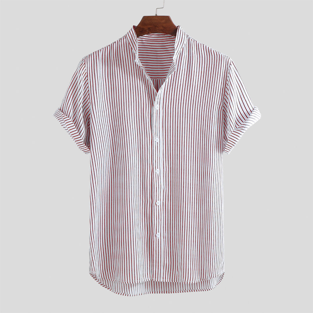 Slim Stand-up Collar Shirt