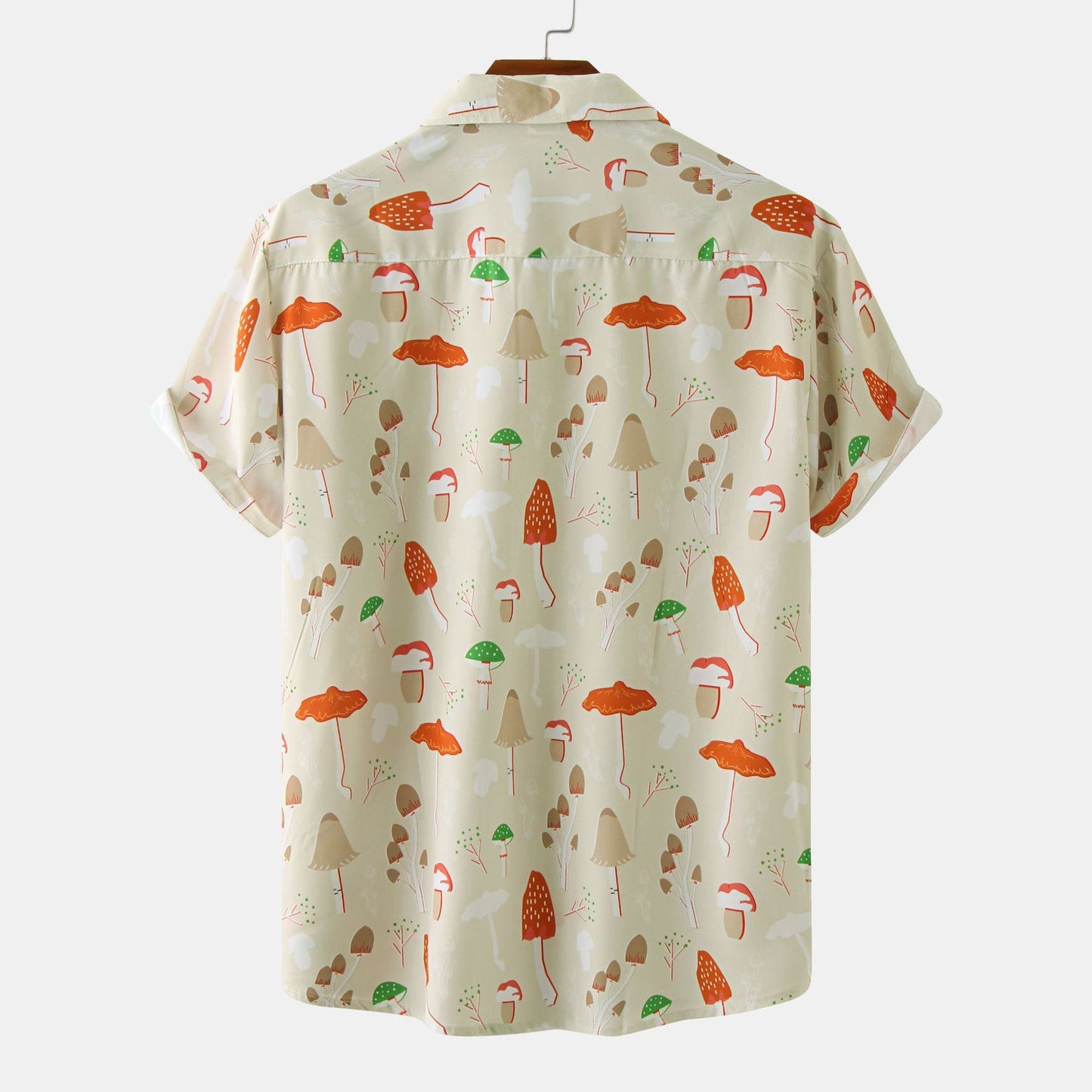 Men's Casual Short Sleeve Printed Shirt
