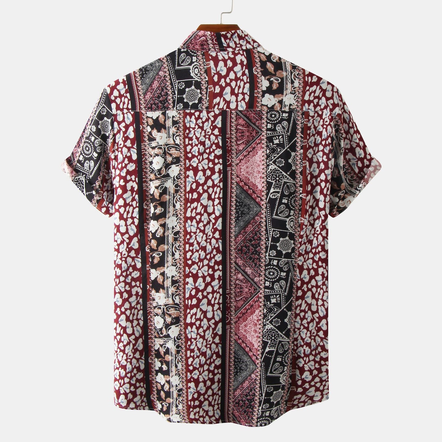 Floral Casual Men's Short Sleeve Shirt