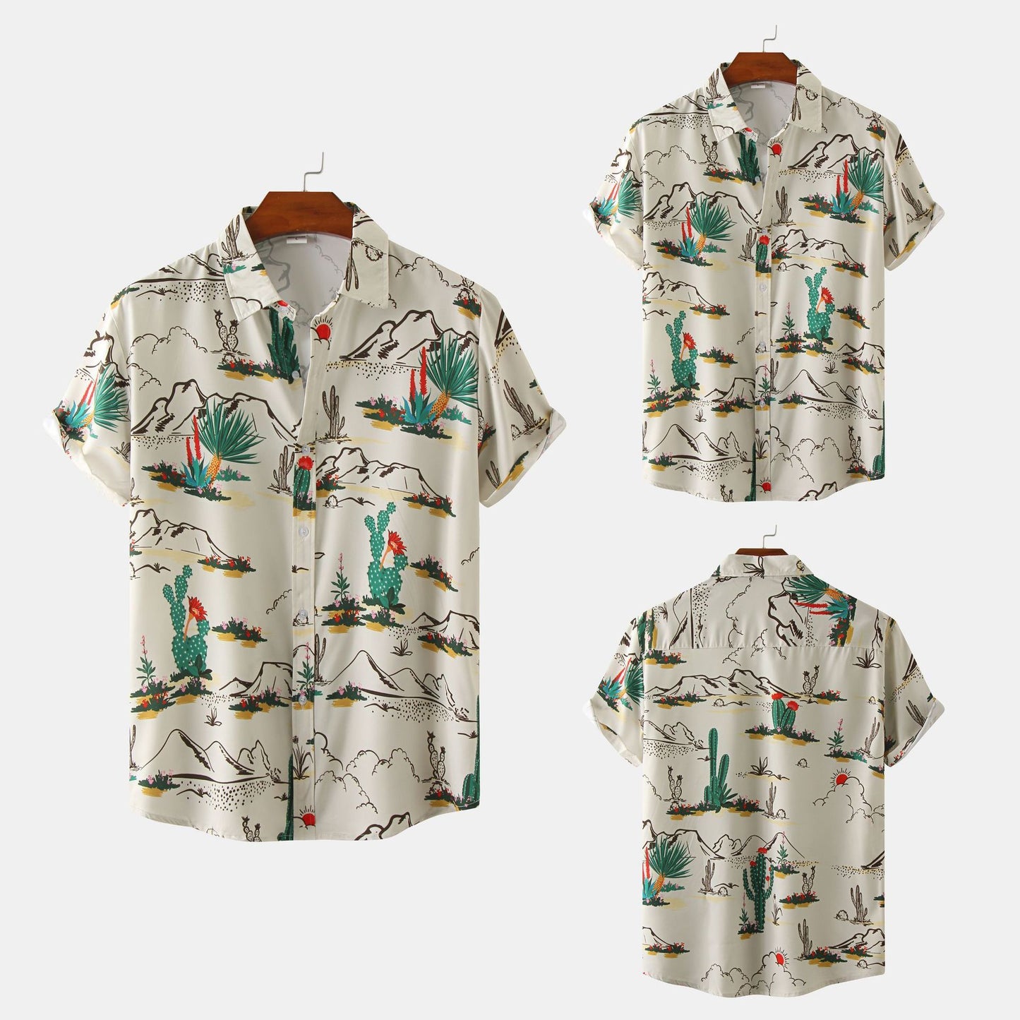 Fashion Casual Shirt Short Sleeve