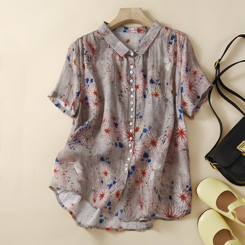 Linen Printed Shirt