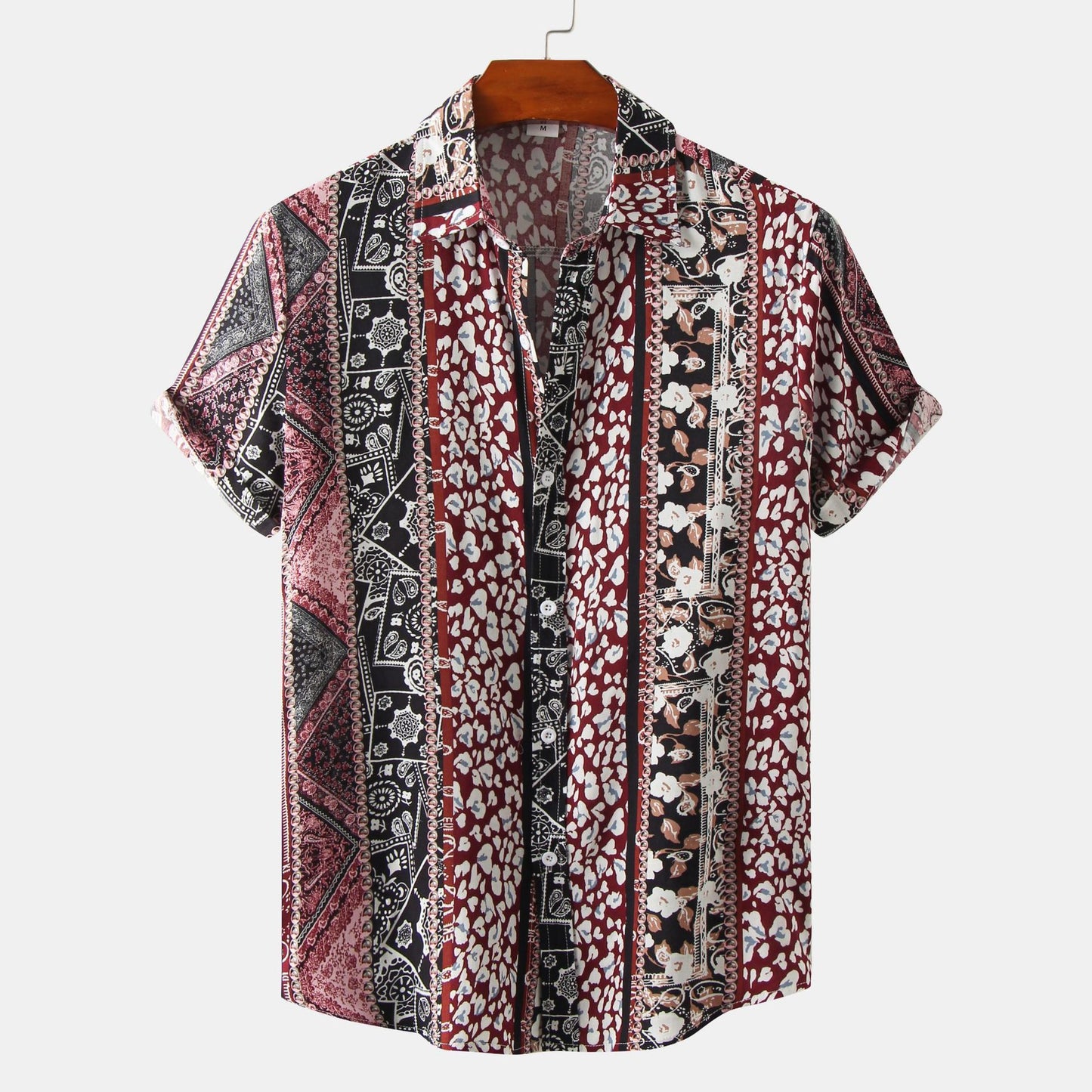 Floral Casual Men's Short Sleeve Shirt