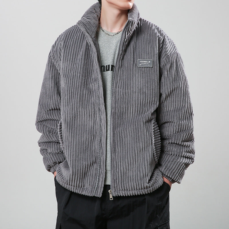 Corduroy Padded Jacket.