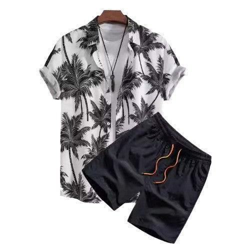 Beach Print Cardigan
