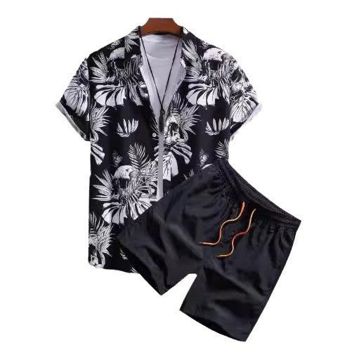 Beach Print Cardigan