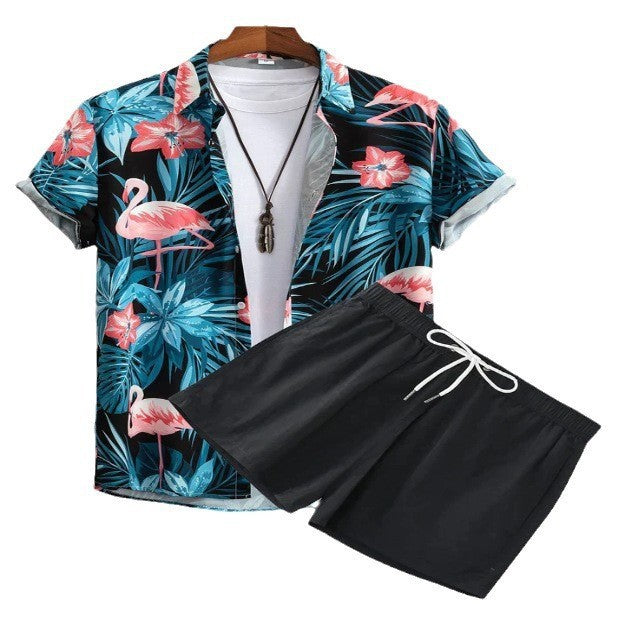 Beach Print Cardigan