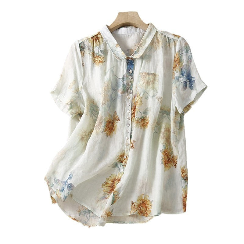 Linen Printed Shirt