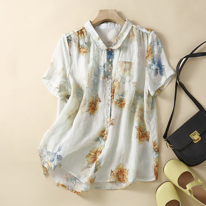 Linen Printed Shirt
