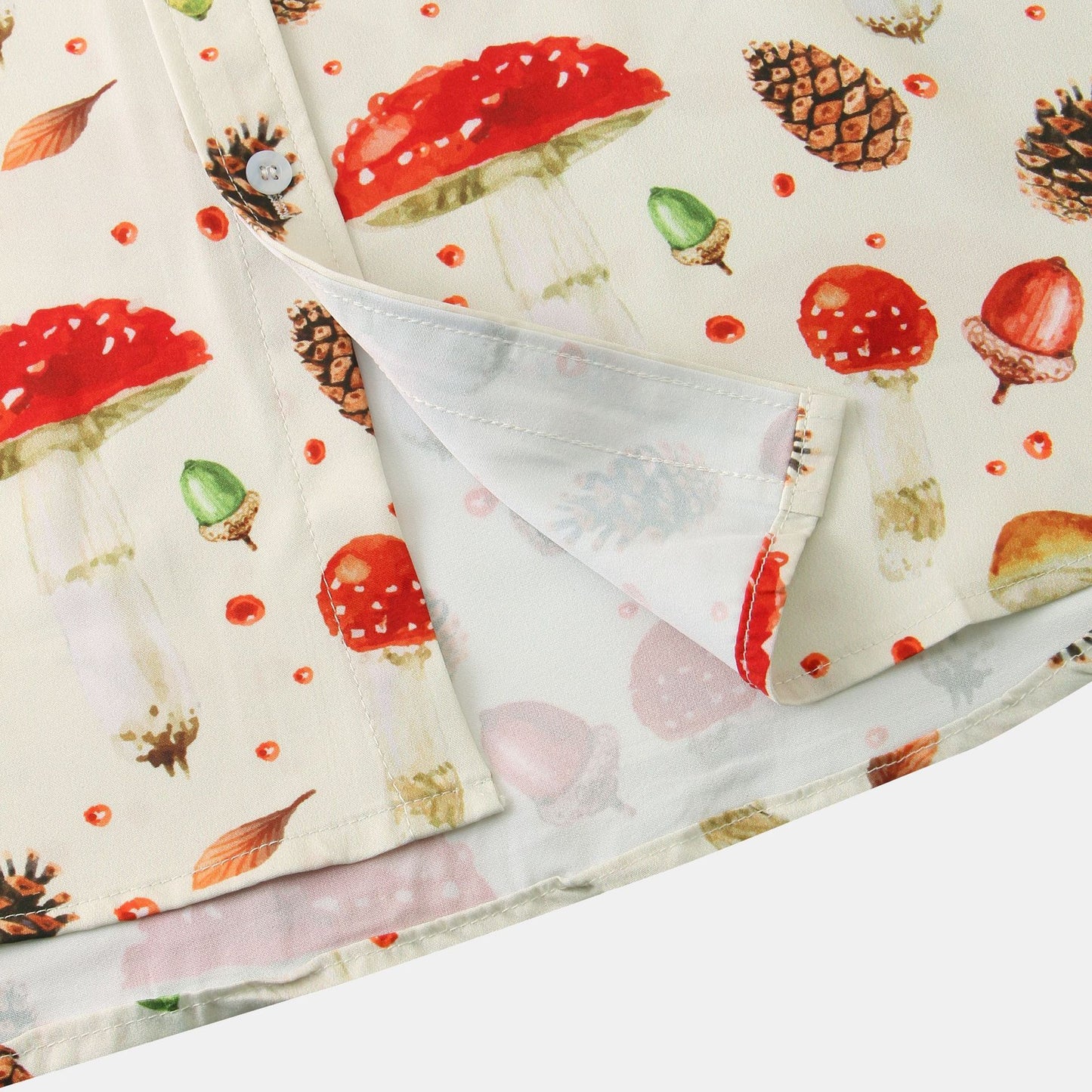 Loose Floral Print Casual Short Sleeve Cardigan Shirt