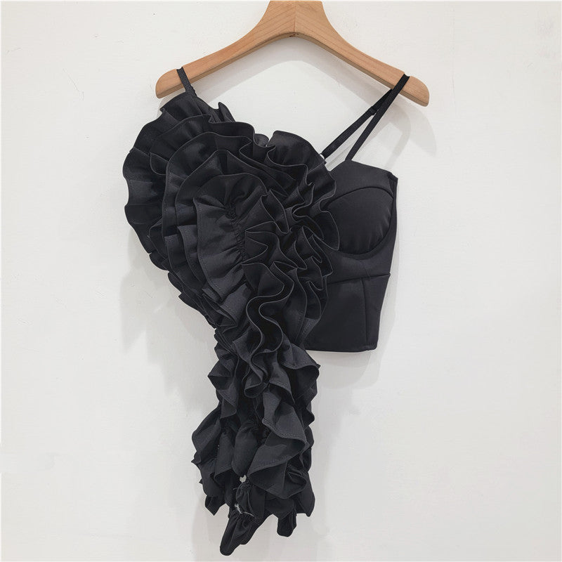 Pleated Bandeau Top