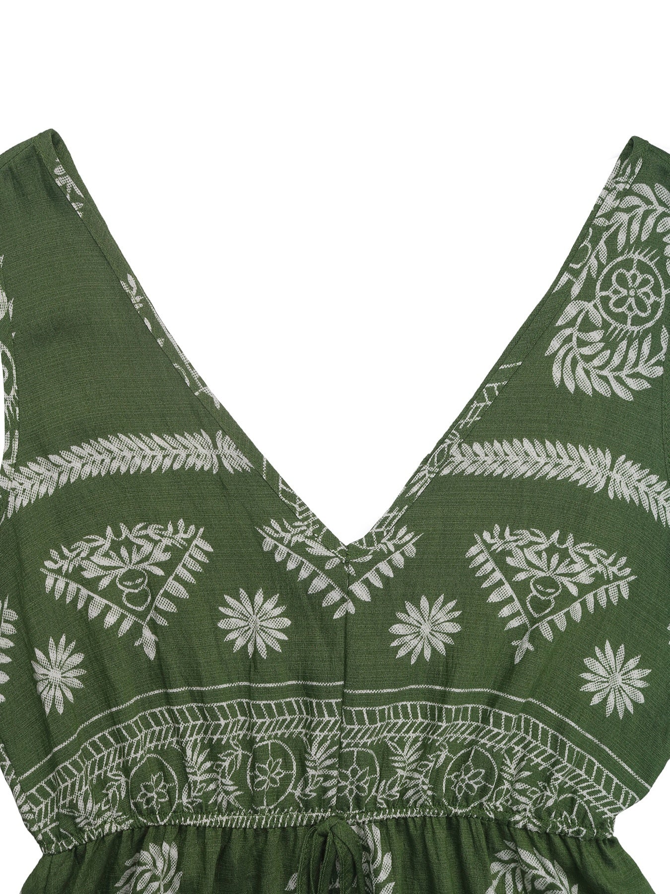 Holiday Green Ethnic Dress