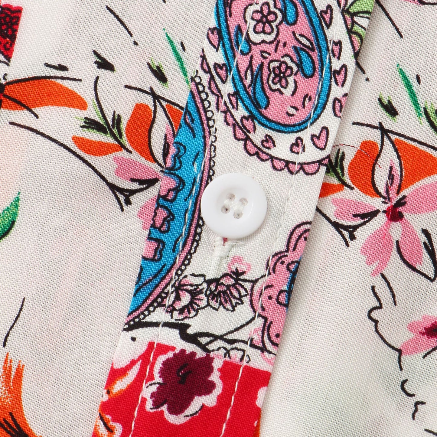 Men's Casual Short Sleeve Floral Shirt