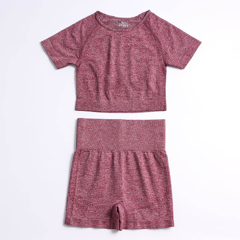 Seamless Knitted Yoga Clothes Women