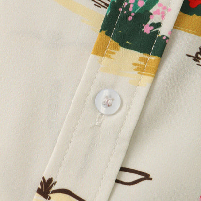 Fashion Casual Shirt Short Sleeve
