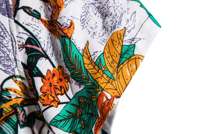 Plus-Size Floral Shirt