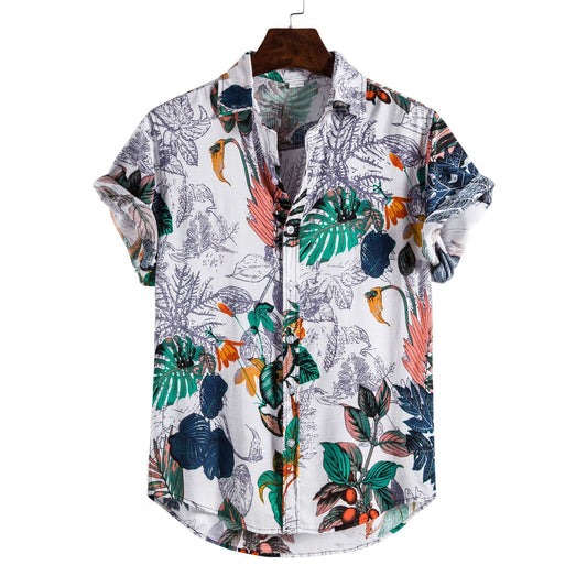 Plus-Size Floral Shirt