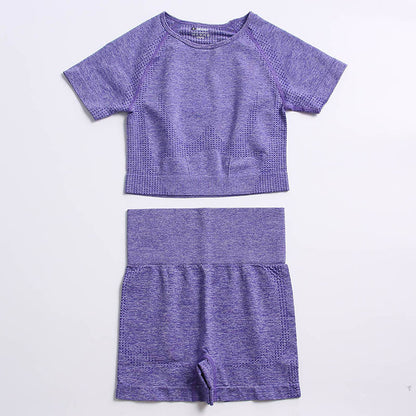 Seamless Knitted Yoga Clothes Women