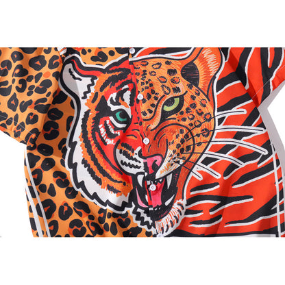 Printed short sleeve shirt