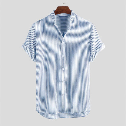 Slim Stand-up Collar Shirt