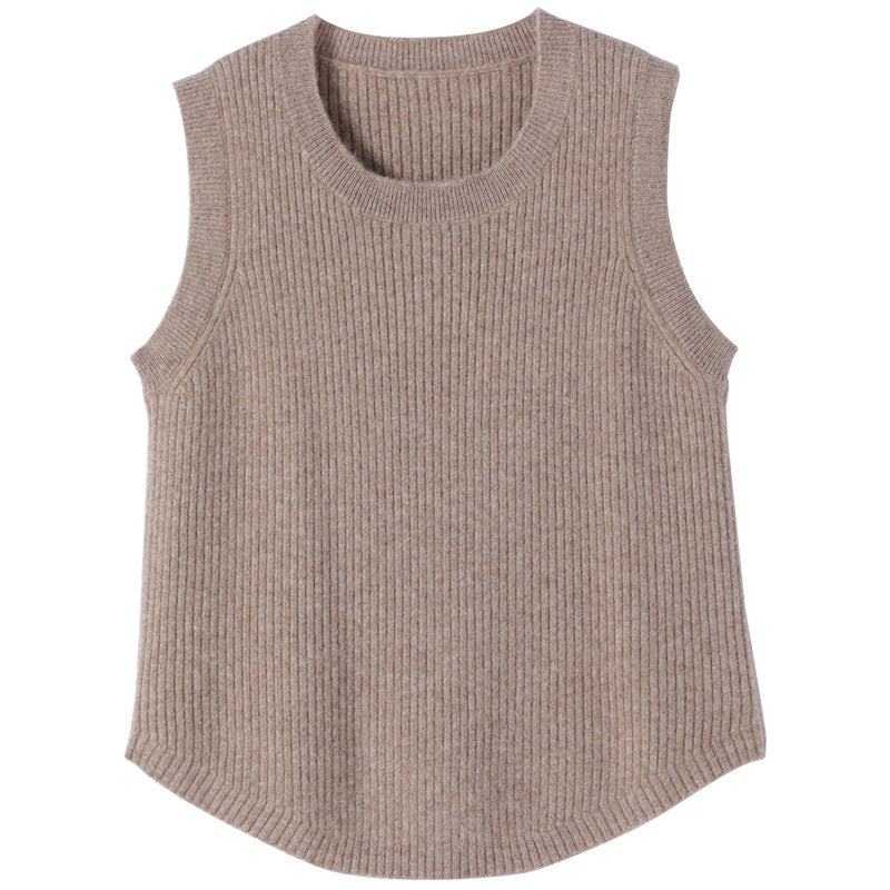 Solid Color Cashmere Knitted Sling