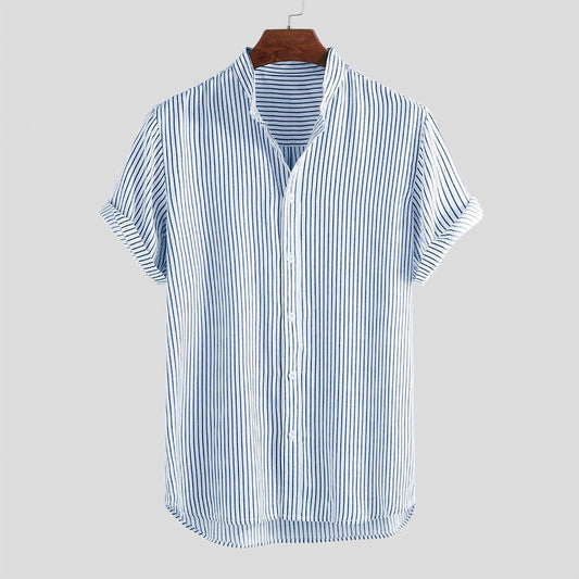 Slim Stand-up Collar Shirt