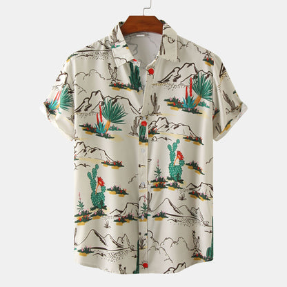 Fashion Casual Shirt Short Sleeve