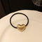 Gold Love Brushed Hair Rope