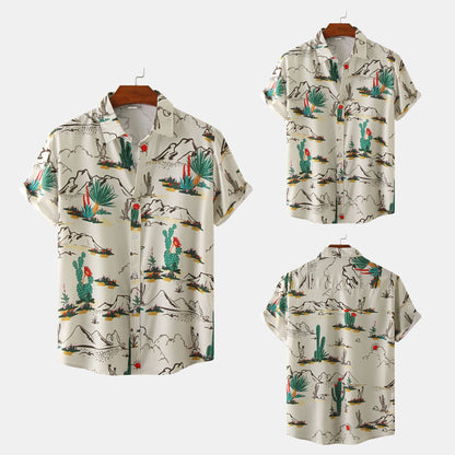 Fashion Casual Shirt Short Sleeve