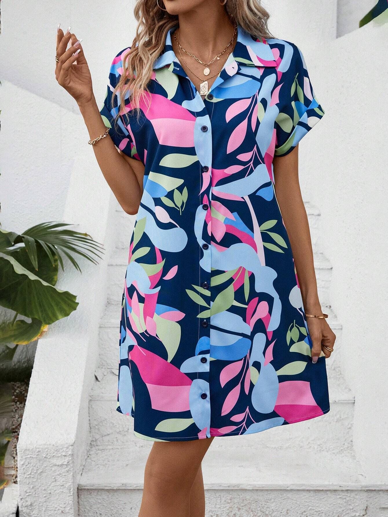 Floral A-line Dress