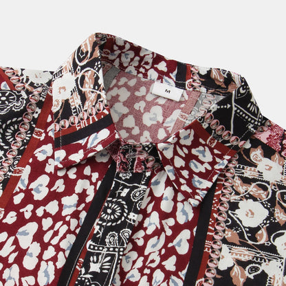 Floral Casual Men's Short Sleeve Shirt