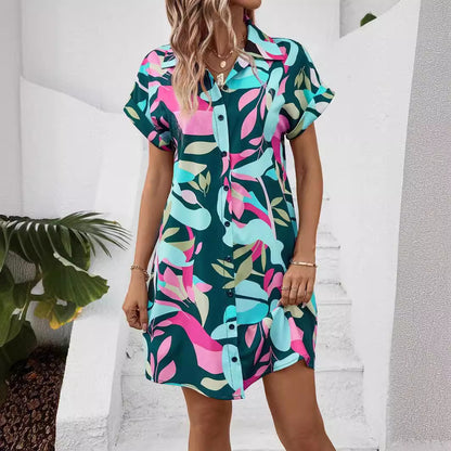 Floral A-line Dress