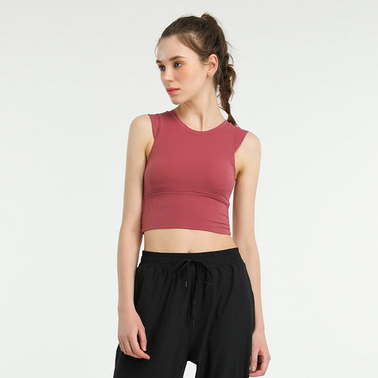New Yoga Clothes Women Shockproof Gathering Sports Running