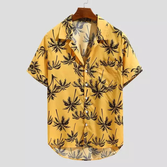 Hawaiian Print Short Sleeve Shirt