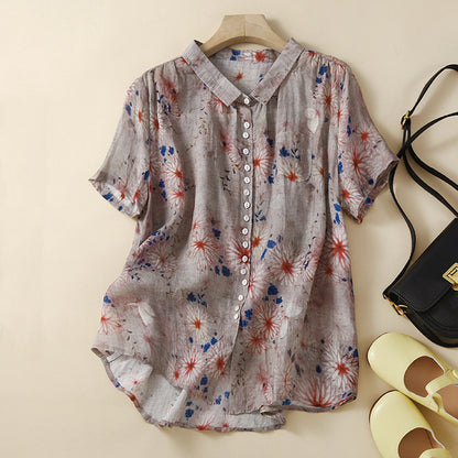 Linen Printed Shirt