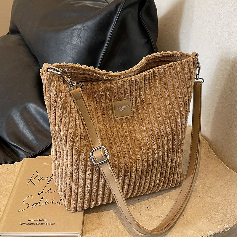 Corduroy Crossbody Bag