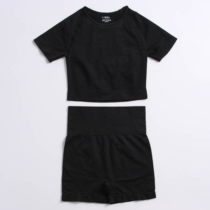 Seamless Knitted Yoga Clothes Women