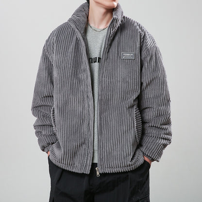 Corduroy Padded Jacket.