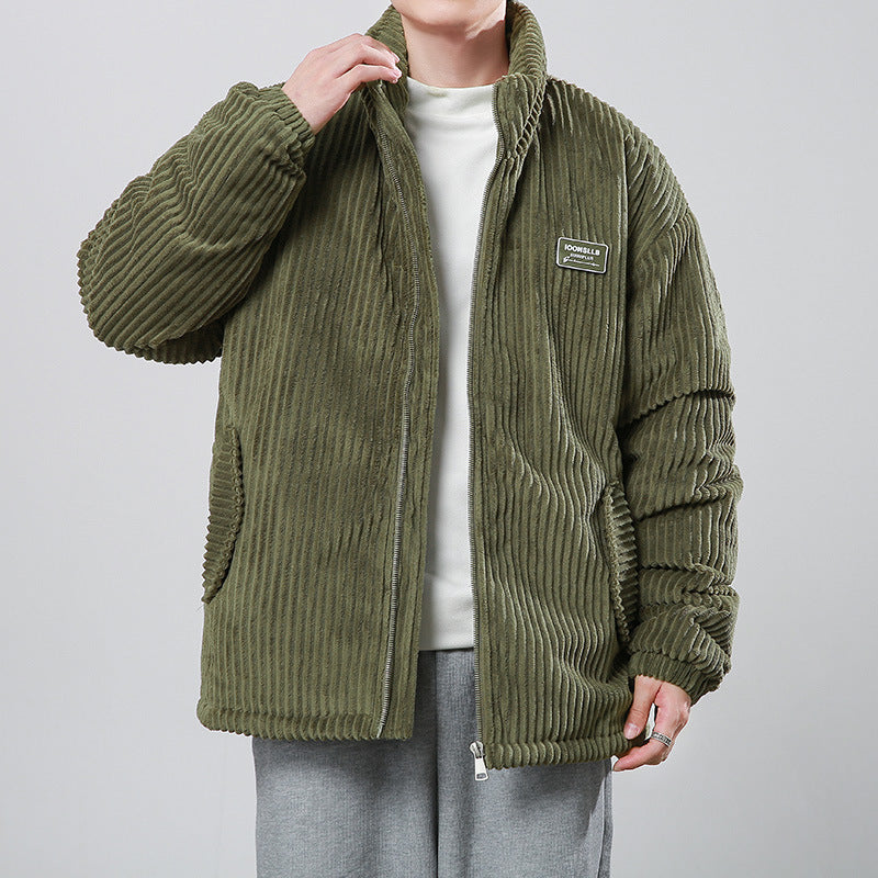 Corduroy Padded Jacket.