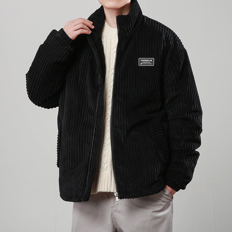 Corduroy Padded Jacket.