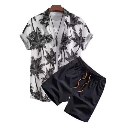 Beach Print Cardigan